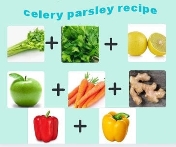 Celery parsley recipe ingredients