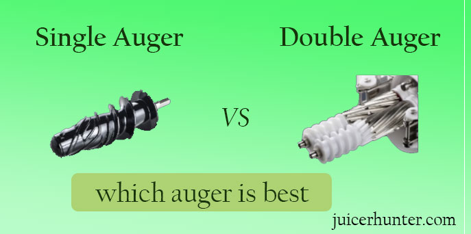 single vs double auger cold press juicer