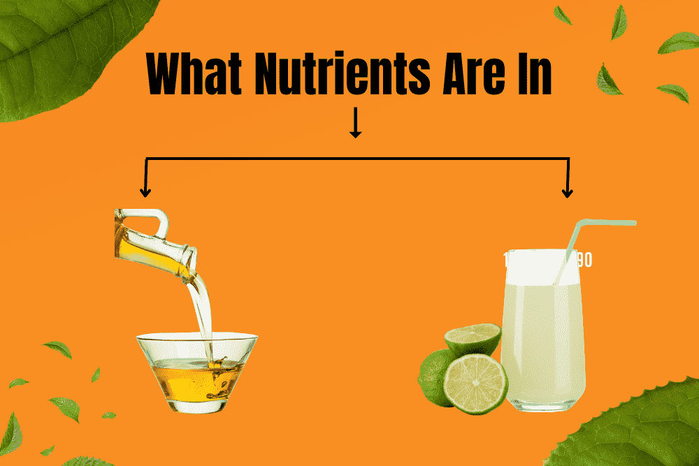 What Nutrients Are In Olive Oil And Lemon Juice?