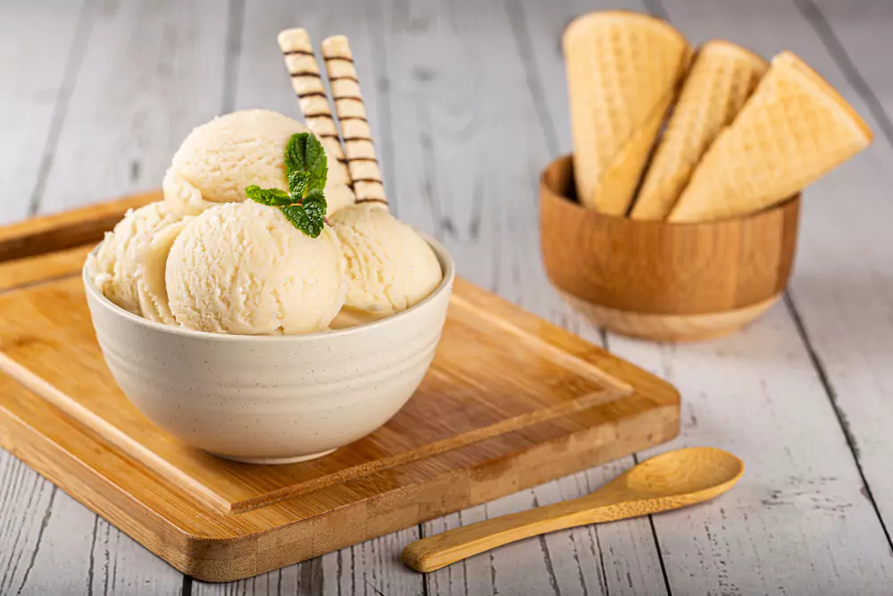 How Do You Prepare The Vitamix Ice Cream Mixture