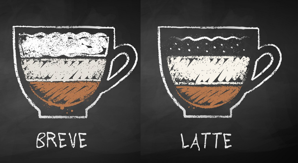 What Is The Difference Between A Latte And A Breve?