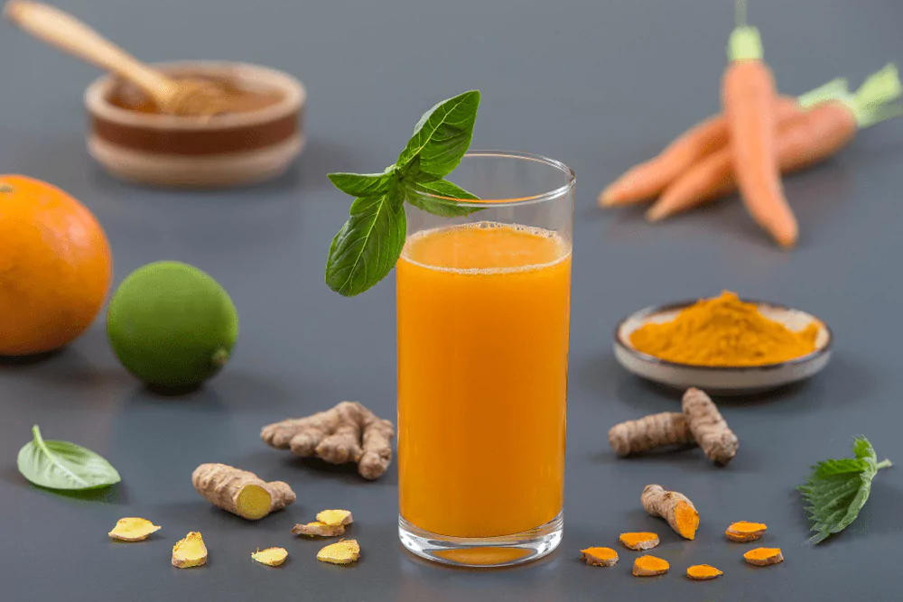 How To Make Carrot Ginger Turmeric Juice