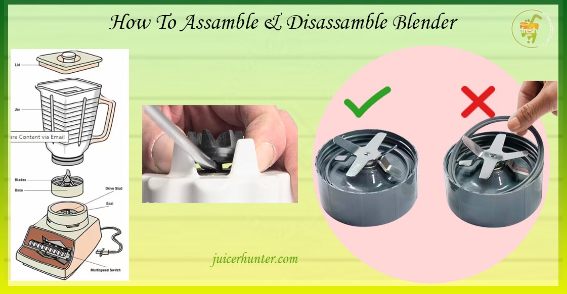 How To Assemble And Disassemble Blender