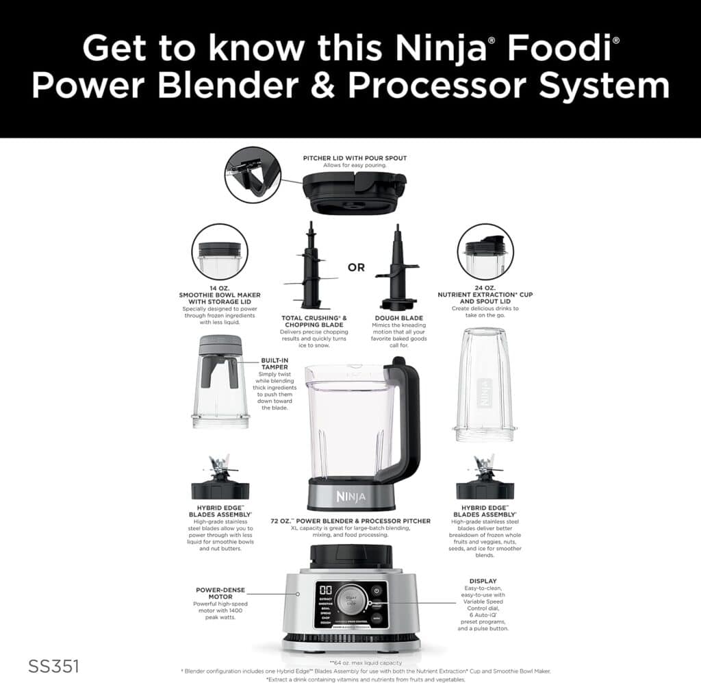 Ninja SS351 parts and accessories