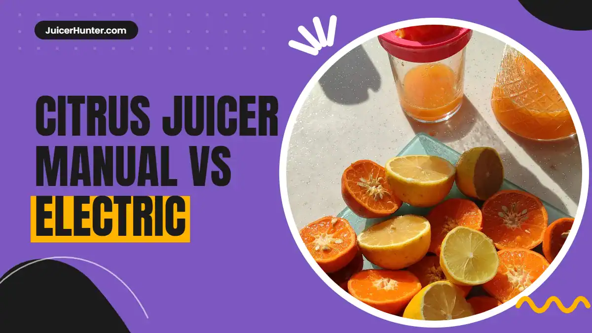 Citrus juicer reamer with oranges, lemons, limes and grapefruit