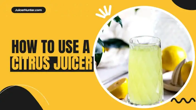 Hands using a citrus juicer to squeeze a lemon