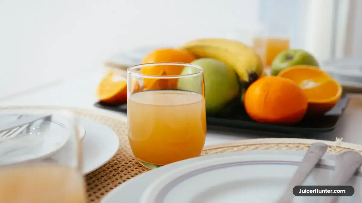 Fresh vegetables and juice for juicer recipes