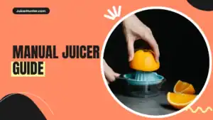 Manual juicer reamer and handheld squeezer with lemons and limes